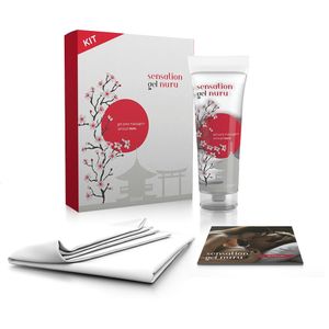 Kit Sensual Para Massagem Nuru Sensation Gel 220ml