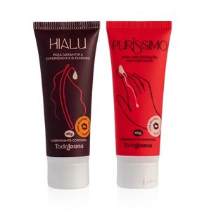 Kit Gel Lubrificante Toda Joana Hialu + Puríssimo
