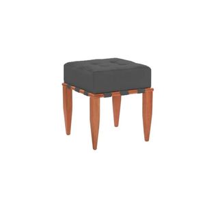 Puff Decorativo Pérola Cinza Noturno