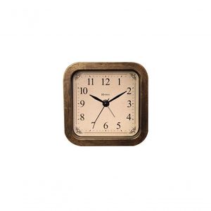 Relógio Despertador Herweg Quartz Ouro Envelhecido 265245 Único