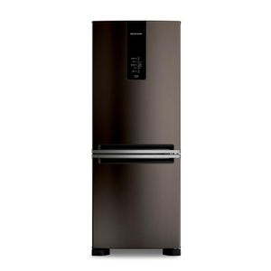 Geladeira Brastemp Eclipse Collection Frost Free Inverse A+++ 447 Litros Black Inox Com Smart Flow E Fresh Box BRE57FE