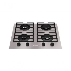 Fogão Cooktop 4 Bocas Ultra Chama MCG4BL Grade Dupla Mesa De Alumínio Mueller Bivolt