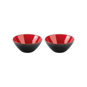 Bowl Em Acrílico 2 Peças 12cm Preto
