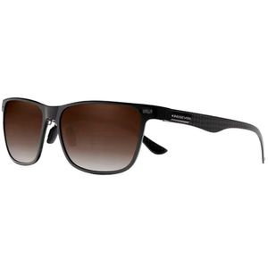 Óculos Polarizado Para Homens E Mulheres Design Esportivo Proteção Uv400 Preto Marrom