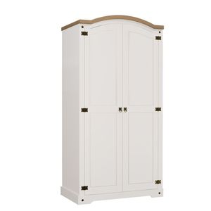 Guarda-roupa Corona Mexicana 2 Portas Creme/carvalho