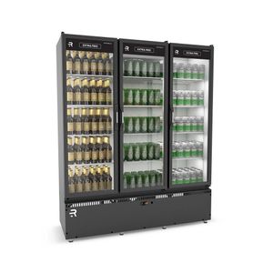 Auto Serviço Vanguard Extra Frio 3 Porta -5 ºC ASVEF3PPB Preto E Branco 220V
