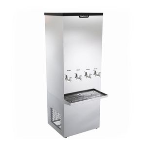 Bebedouro Refrigerado Industrial Inox De Coluna 200l 4 Torneiras Geladas Bi200l 127v - Venâncio 127v