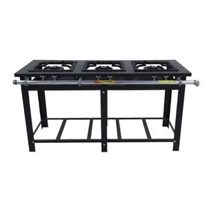 Fogão A Gás 3 Bocas Duplas Com Pé E Com Espera Para Forno Maxi M3d3 - Venâncio