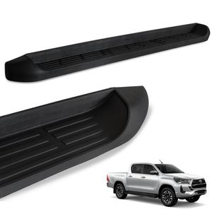 Estribo Lateral Hilux 2016 A 2024 Injetado Preto Track