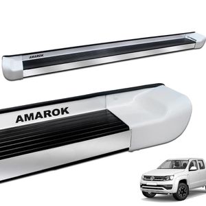 Estribo Lateral Amarok Cd 2010 A 2024 Branco Cristal Personalizado