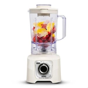 Liquidificador Power Max LN64 1400w LN5571B2 Arno Branco 220V
