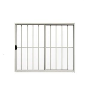 Janela 2 Folhas De Correr C/ Grade 1.00 X 1.50 Alumínio Branco Linha Modular - Hale