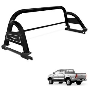 Santo Antonio Hilux 2005 A 2015 Bruto Sport Preto Com Grade