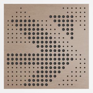 Painel Acústico Absorvedor Decorativo 60x60mm Maestra Nogal