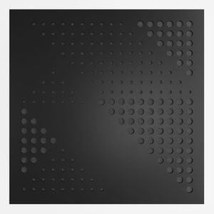 Painel Acústico Absorvedor Decorativo 60x60mm Maestra Preto