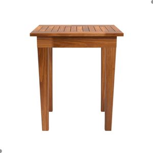 Mesa Ripada Lateral Para Sala Cairo Castanho