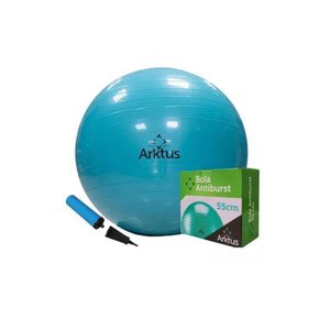 Bola Suíça Para Pilates Com Bomba De Ar Anti-burst - Arktus Verde - 65cm