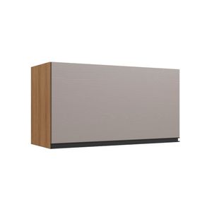 Armário Aéreo Cozinha 80 Cm 1 Porta Basculante Quiditá Montana/fumê