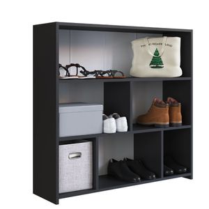 Modulo Organizador Multiuso Funcionale Mo080 Art In Moveis Preto