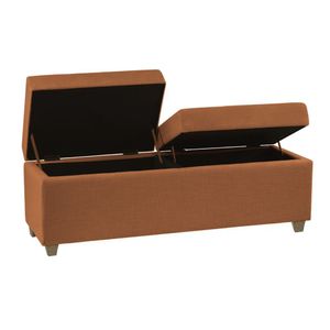 Recamier Bau Paris 1,60m Veludo Terracota - Clique Decorações