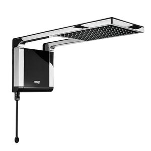Ducha Chuveiro Acqua Storm Alta Performance Lorenzetti Preto E Cromado 220V
