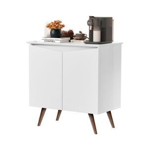 Buffet Aparador Encanto 2 Portas Retrô branco