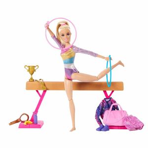 Boneca Articulada Barbie Profissões Ginasta Loira Mattel