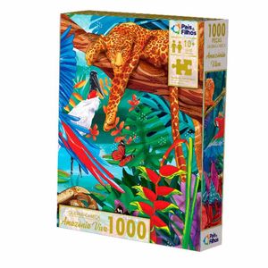Quebra-cabeça 1000 Peças ? Amazonia Viva ? Pais E Filhos
