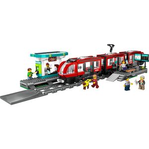 Bloco De Montar City Bonde E Estacao Do Centro Da Cidade 811 Peças Lego
