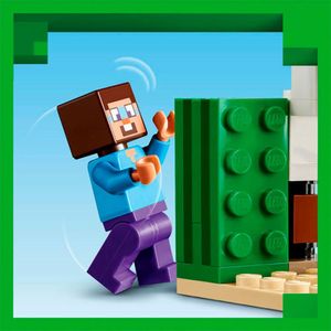 Bloco De Montar Minecraft Expedicao Do Steve Ao Deserto 75 Peças Lego