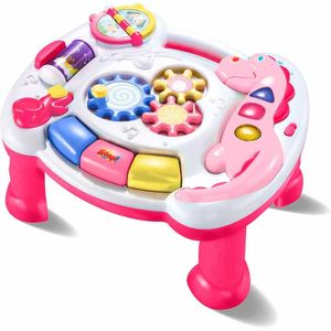 Mesinha De Atividades Didáticas Musical E Luzes Rosa Zoop Toys