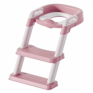 Assento Redutor Infantil Com Escadinha Rosa Zippy