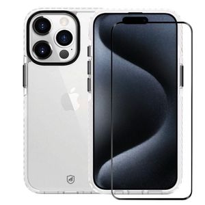 Kit Capa Urus Branca E Pelicula Ultra Glass Para Iphone 15 Pro - Gshield