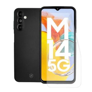 Kit Capa Silicon Veloz E Película Hydrogel Hd Para Samsung Galaxy M14 - Gshield