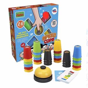 Jogo De Raciocínio Lógico Speed Cups Turma Da Mônica Pakitoys