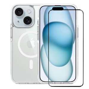 Kit Capa Anti-slip Magsafe E Película Ultra Safe Para Iphone 15 - Gshield