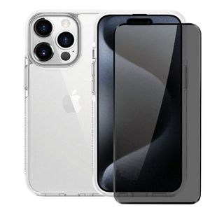 Kit Capa Anti-slip E Pelicula Defender Pro Privacidade Para Iphone 15 Pro - Gshield