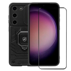 Kit Capa Defender E Película Dual Glass Para Samsung Galaxy S23 Plus - Gshield