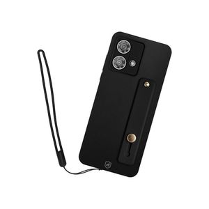 Kit Capa Silicon Veloz Para Samsung Galaxy A05s + Ring Socket + Cordão - Preto - Gshield