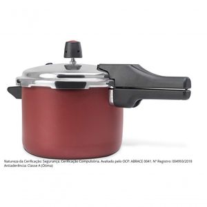 Panela De Pressão Multiflon 4,5 Litros 2,80mm Vermelho - 73145
