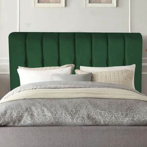 Cabeceira Estofada Kiara 140cm Casal Box Quarto Suede Verde - Gat Magazine