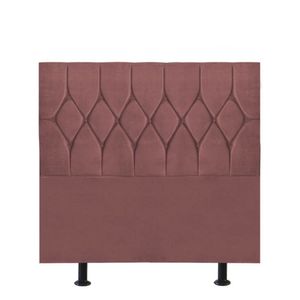 Cabeceira Estofada Istambul Capitonê 90cm Solteiro Box Quarto Suede Rose Gold - Gat Magazine