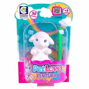 Figura De Pintar Pet Love Pintura Ovelha Cotiplás