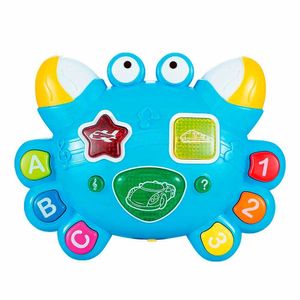 Figura Interativa Caranguejo Baby Azul Guta Guti