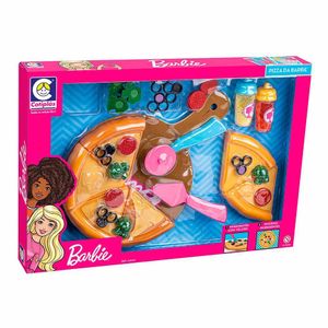 Kit Comidinha Infantil Barbie Pizza Da Barbie Cotiplás