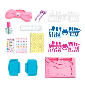 Kit Manicure Infantil Fashion Unha Mania Box 3 Em 1 Dm Toys