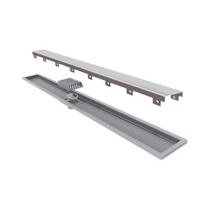 Ralo Linear Elleve Royal 8603 60cm Com Tampa Inox Inox 8603