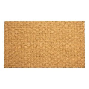 Capacho Fibra De Coco Bahia 02 Bege 0,45x0,75m
