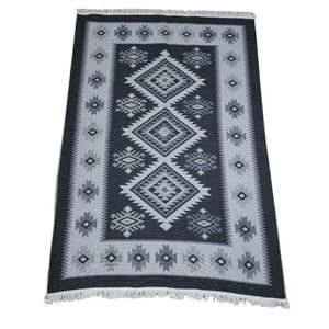 Tapete Turco Kilim Antep Dupla Face 02 Cinza 1,00x1,40m