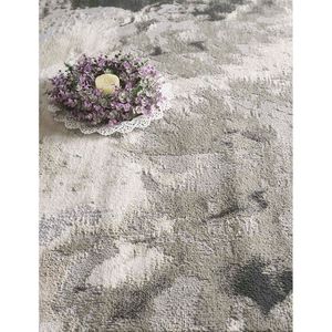 Tapete Para Sala Dixon 02 Preto Bege Cinza 1,00x1,40m